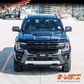 Black 3 pieces Bonnet / Hood Scoop Plastic Vent Bodykit for NEW GEN Ford Ranger & Everest 2022-2025